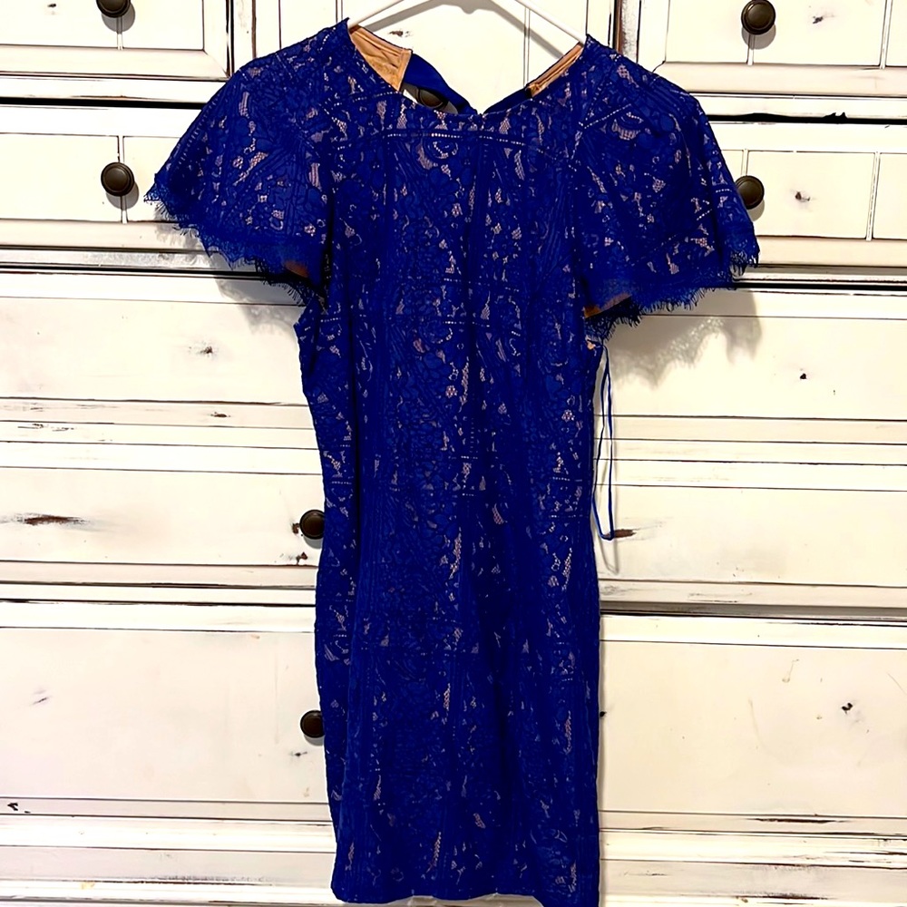 Blue women’s dress